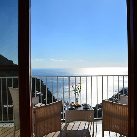 Casa Rossia Breathtaking Sea View Apartment In 波西塔諾 外观 照片