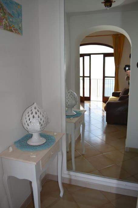 Casa Rossia Breathtaking Sea View Apartment In 波西塔諾 外观 照片